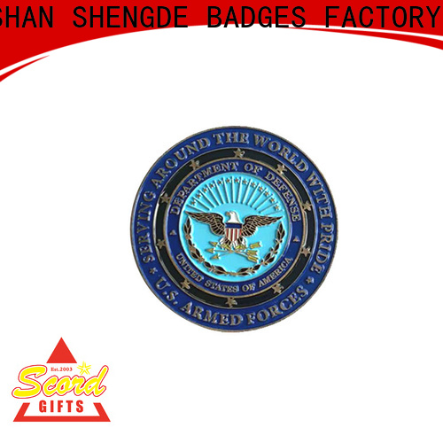 Top highest ranking challenge coin for business Shengde